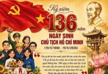 KỶ NIỆM 136 NĂM NGÀY SINH CỦA CHỦ TỊCH HỒ CHÍ MINH – 85 NĂM NGÀY THÀNH LẬP ĐỘI THIẾU NIÊN TIỀN PHONG HỒ CHÍ MINH
